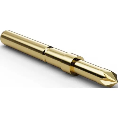 Standard-Prüfstift mit Tastkopf, Außensechskant, Ø 2.3 mm, Hub 5 mm, RM 3.5 mm, L 27 mm, F77307S230L300 Must-Have