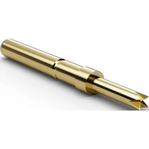 Schneller Versand Standard-Prüfstift mit Tastkopf, Vierfach-Krone, Ø 1.8 mm, Hub 5 mm, RM 3.5 mm, L 27 mm, F77321S180L150