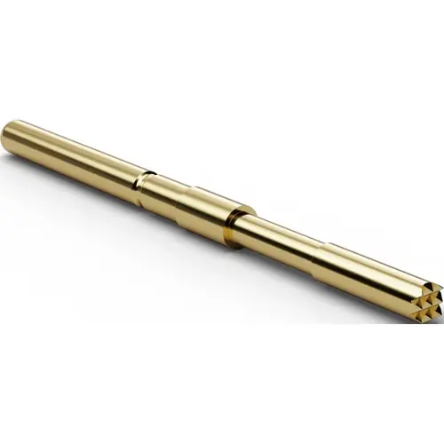 Neu Langhub-Prüfstift mit Tastkopf, Waffel, Ø 2.5 mm, Hub 8 mm, RM 3.5 mm, L 44 mm, F78506B250G300L