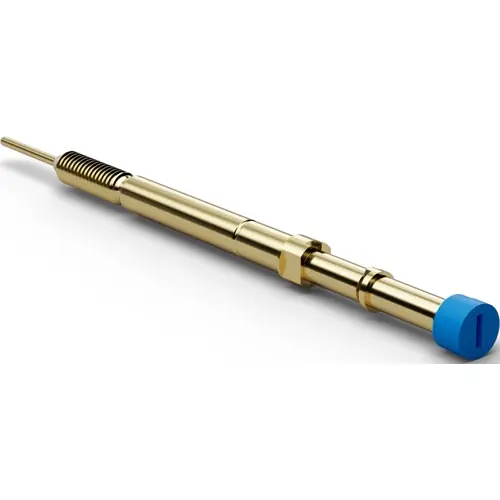 Kostenloser Rückversand Schalt-Prüfstift, Flachkopf, Ø 3.5 mm, Hub 4.2 mm, RM 3.5 mm, L 44.8 mm, F88617K350U350LM