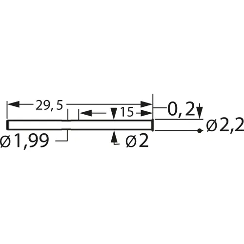 Hülse für Schaltstifte H875, H875 Geprüft