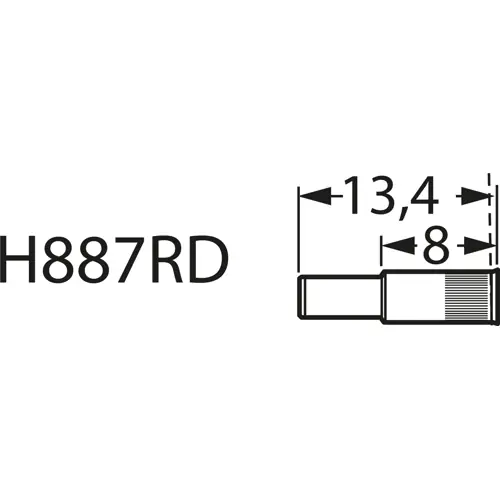 Preisreduziert Hülse für Prüfstifte H887RD, H887RD