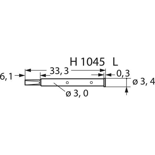 Hülse für Prüfstifte, Lötanschluss H1045L, H 1045 L Versand Am Gleichen Tag