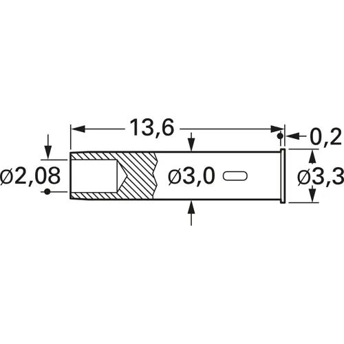 Hülse für Prüfstifte H 5110, H 5110 Aktuell