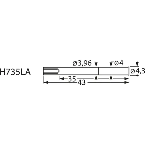 Hülse für Prüfstifte, Lötanschluss H735LA, H735LA Sichere Zahlung