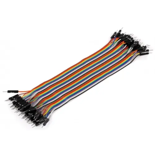 Ribbon Cable 40-wire, Male/Male, 20 cm MIKROE-2315 Günstig