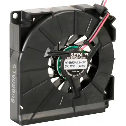 Rabatt DC-Radiallüfter, 12 V, 60 x 60 x 12 mm, 7.9 m³/h, 34 dB, Kugellager, SEPA HYB60A12