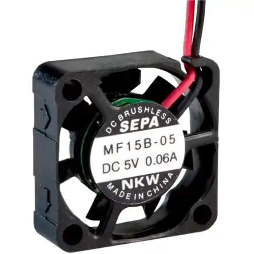 DC-Axiallüfter, 5 V, 15 x 15 x 4.5 mm, 0.72 m³/h, 12 dB, Gleitlager, SEPA MF15B05 Bestpreis