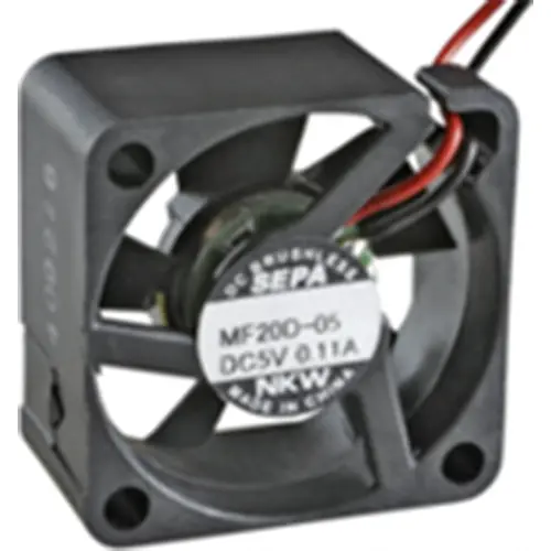 Preis Gesenkt DC-Axiallüfter, 5 V, 20 x 20 x 8 mm, 1.3 m³/h, 11 dB, Gleitlager, SEPA MF20C05L