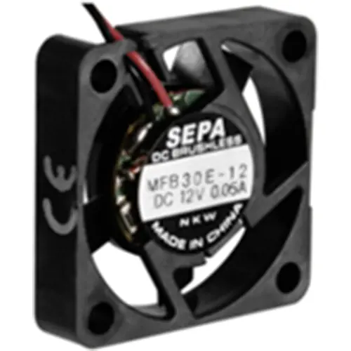 Heißes Angebot DC-Axiallüfter, 12 V, 30 x 30 x 6.5 mm, 4 m³/h, 19 dB, Kugellager, SEPA MFB30E12