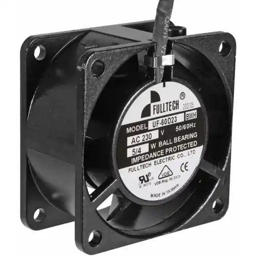 Ausverkauf AC-Axiallüfter, 230 V, 60 x 60 x 30 mm, 14 m³/h, 27 dB, Kugellager, SEPA UF60D23BWH