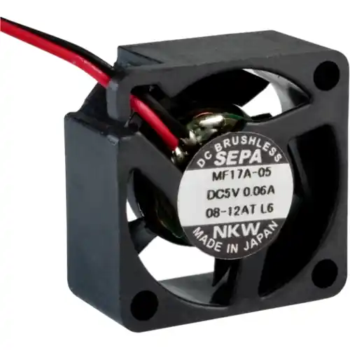 DC-Axiallüfter, 5 V, 17 x 17 x 8 mm, 0.9 m³/h, 6 dB, Gleitlager, SEPA MF17A05 Sonderaktion
