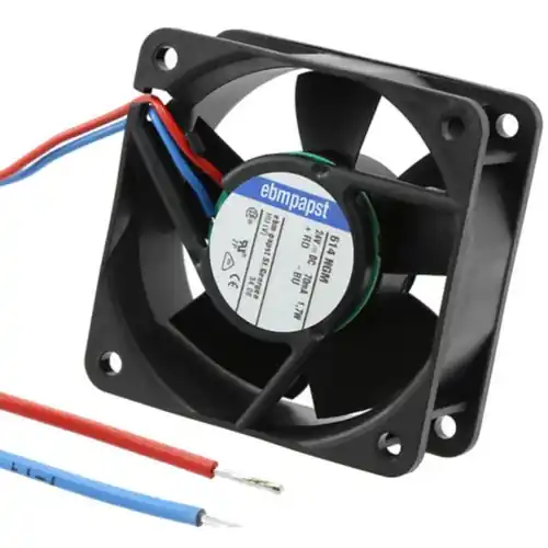 DC-Axiallüfter, 24 V, 60 x 60 x 25 mm, 35 m³/h, 28 dB, Sintec Gleitlager, ebm-papst 614 NGM Rabatt