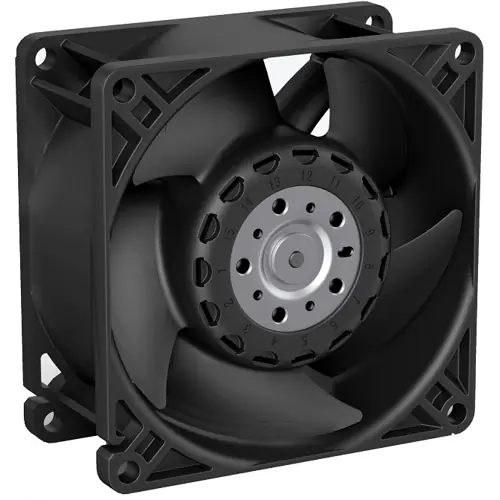 DC-Axiallüfter, 12 V, 80 x 80 x 38 mm, 220 m³/h, 77 dB, Kugellager, ebm-papst AF80-00130 12V P/2 16.500 Gratis Versand