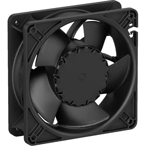 Highlight DC-Axiallüfter, 12 V, 120 x 120 x 38 mm, 345 m³/h, 60 dB, Kugellager, ebm-papst AF120-00143 12V P/2 6.500