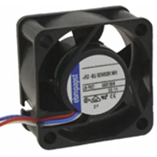 DC-Axiallüfter, 12 V, 40 x 40 x 20 mm, 10 m³/h, 18 dB, Gleitlager, ebm-papst 412/2 Must-Have
