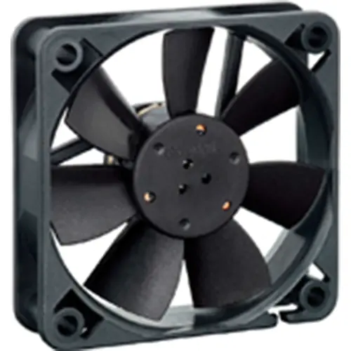 Geprüft DC-Axiallüfter, 12 V, 60 x 60 x 15 mm, 33 m³/h, 31 dB, Sintec Gleitlager, ebm-papst 612 FH