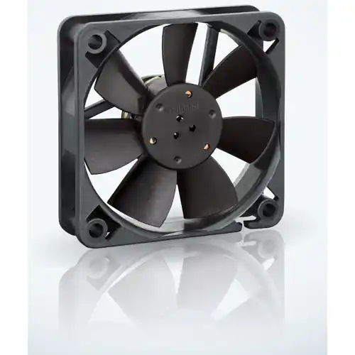 DC-Axiallüfter, 12 V, 60 x 60 x 15 mm, 29 m³/h, 27 dB, Gleitlager, ebm-papst 612 F/2 Begrenztes Angebot