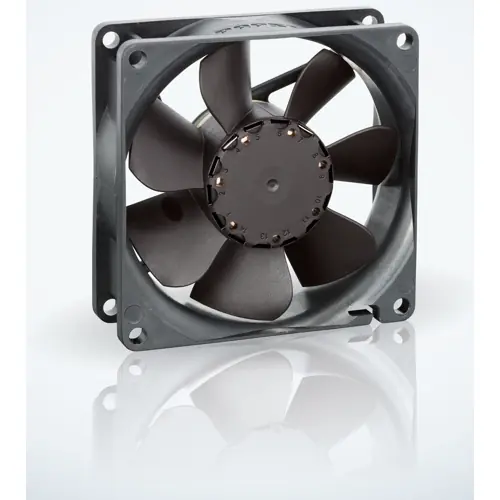 Bestpreis DC-Axiallüfter, 24 V, 80 x 80 x 25 mm, 69 m³/h, 32 dB, Kugellager, ebm-papst 8414 N/2