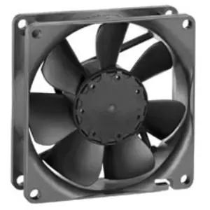 Echt DC-Axiallüfter, 24 V, 80 x 80 x 25 mm, 79 m³/h, 37 dB, Kugellager, ebm-papst 8414 NH