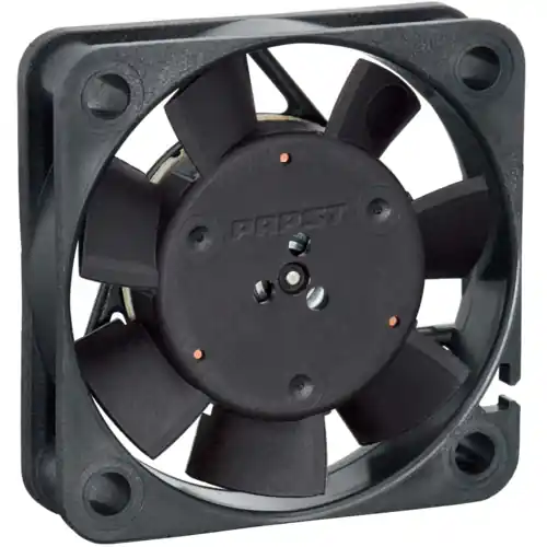 Neuheit DC-Axiallüfter, 12 V, 40 x 40 x 10 mm, 9 m³/h, 26 dB, Gleitlager, ebm-papst 412 F/2H