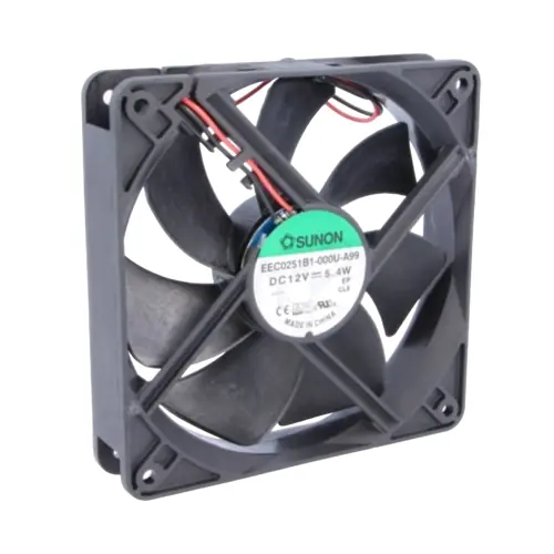 DC-Axiallüfter, 12 V, 120 x 120 x 25 mm, 183.83 m³/h, 44.5 dB, Kugellager, SUNON EEC0251B1-000U-A99 Letzte Chance