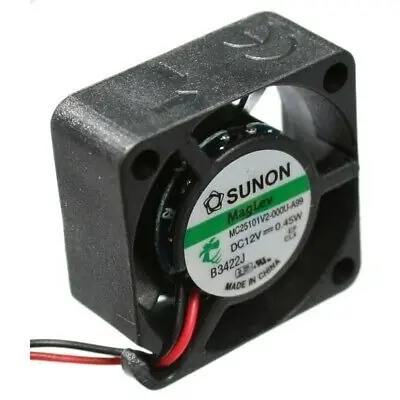 Sonderaktion DC-Axiallüfter, 12 V, 25 x 25 x 10 mm, 5.09 m³/h, 16 dB, Vapo, SUNON MF25101V2-1000U-A99