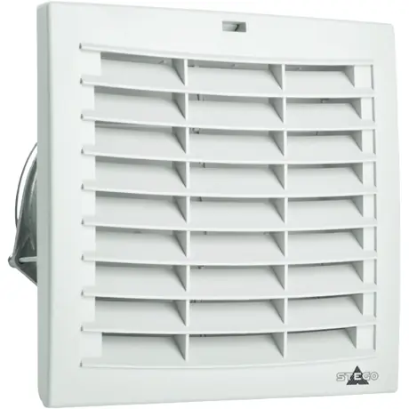 Filterlüfter, 115 V, 215 x 215 x 117 mm, 204 m³/h, 58 dB, Kugellager, STEGO 01872.9-30 Kostenloser Rückversand