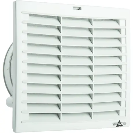 Filterlüfter, 230 V, 257 x 257 x 147 mm, 305 m³/h, 64 dB, Kugellager, STEGO 01873.0-30 Neuheit