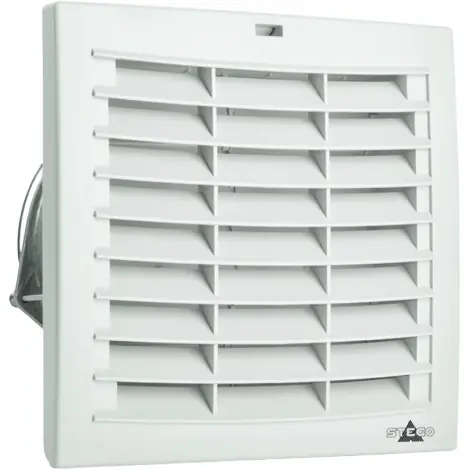 Filterlüfter, 230 V, 215 x 215 x 117 mm, 263 m³/h, 56 dB, Kugellager, STEGO 01882.0-00 Begrenztes Angebot