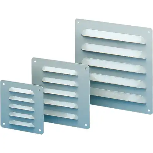 Metallausgangsgitter, (B x H) 160 x 160 mm, NSYCAG130X110LM Neue Kollektion