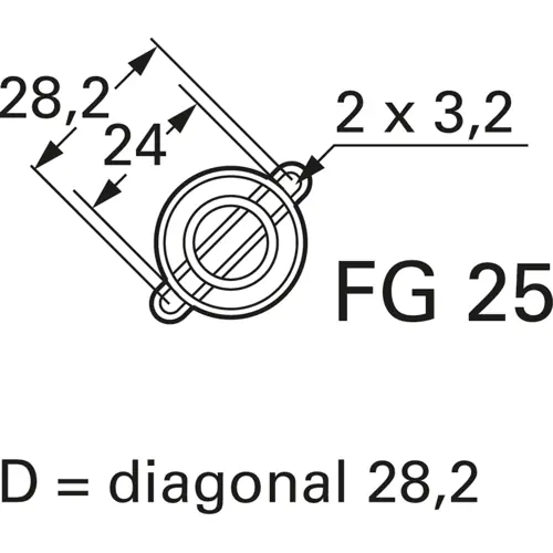 Metallschutzgitter, (L x B x H) 25 x 25 x 5 mm, FG25 Jetzt Bestellen