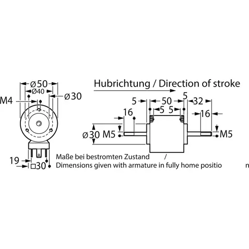 Kostenloser Rückversand Hubmagnet, RM 050W-OBOO-N-24VDC 100% ED