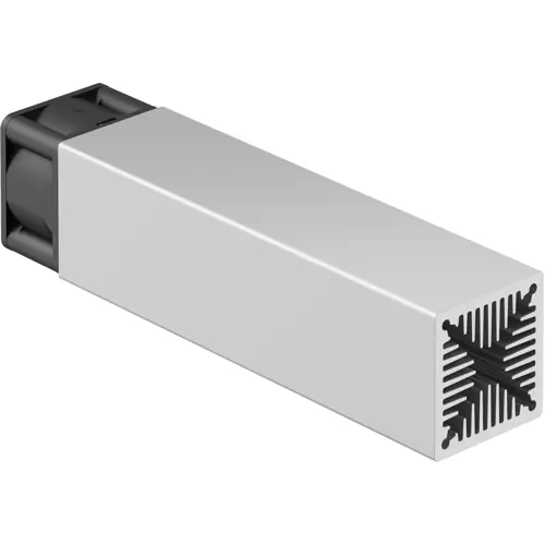 Gratis Versand Lüfteraggregat, 12 V, Kugellager, 46 dB, (H x B x T) 40 x 40 x 150 mm, 10038771