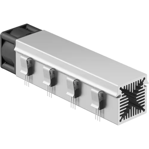 Schnäppchen Lüfteraggregat, 12 V, Extrudiert, 46 dB, (H x B x T) 25 x 40 x 40 mm, 10038783