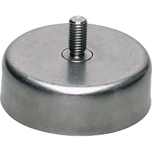 Bedämpfungsmagnet, Hartferrit, (Ø x H) 40 x 13 mm, E12711, Packung mit 5 Stück Highlight