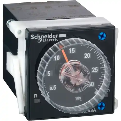 Zeitrelais, 0,02 s bis 300 h, einschaltverzögert, 2 Wechsler, 24-240 V AC/DC, 5 A/250 VAC, RE48ATM12MW Günstig