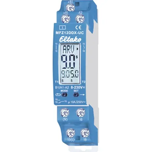 Multifunktionsrelais, 0,1 s bis 99 h, 18 Funktionen, 1 Wechsler, 10-230 VDC, 10 A/250 VAC, MFZ12DDX-UC Jetzt Bestellen