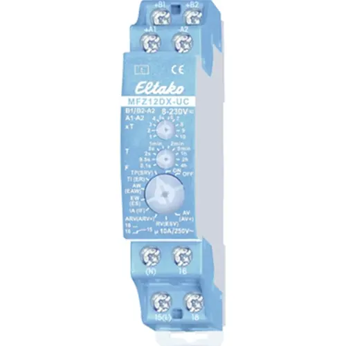 Multifunktionsrelais, 0,1 s bis 40 h, 18 Funktionen, 1 Wechsler, 12-230 V, 10 A/250 VAC, MFZ12DX-UC Sonderangebot