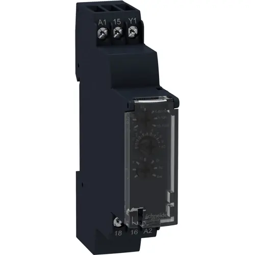 Multifunktionsrelais, 0,1 s bis 100 h, 10 Funktionen, 1 Wechsler, 24-240 VAC, 8 A/250 VAC, RE17RMMU Mega-Angebot