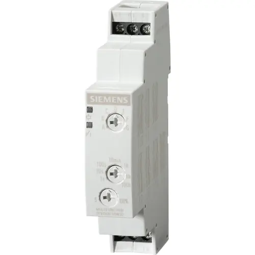 Knallerangebot Multifunktionsrelais, 0,05 s bis 100 h, einschaltverzögert, 1 Wechsler, 12-240 V AC/DC, 3 A/250 VAC, 7PV1508-1AW30