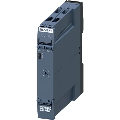 Zeitrelais, 0,5 bis 10 s, einschaltverzögert, 1 Wechsler, 12-240 V AC/DC, 3 A/250 VAC, 3RP2511-1AW30 Saisonangebot