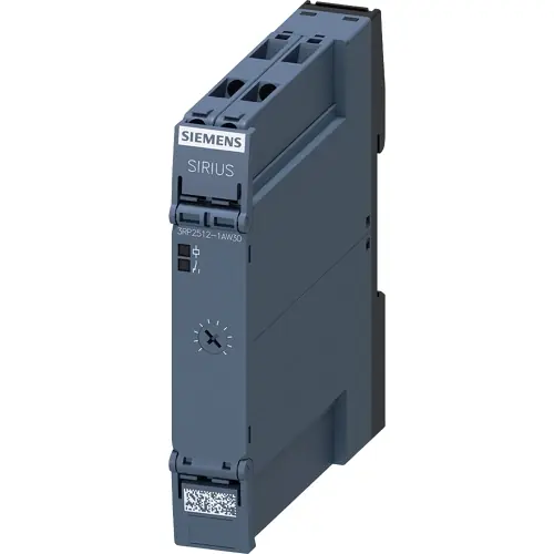 Markenware Zeitrelais, 1 bis 30 s, einschaltverzögert, 1 Wechsler, 12-240 V AC/DC, 3 A/250 VAC, 3RP2512-1AW30