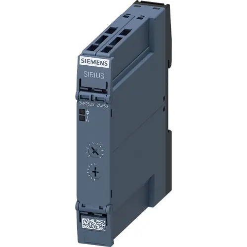 Knallerangebot Zeitrelais, 0,05 s bis 100 h, einschaltverzögert, 1 Wechsler, 12-240 V AC/DC, 3 A/250 VAC, 3RP2525-2AW30