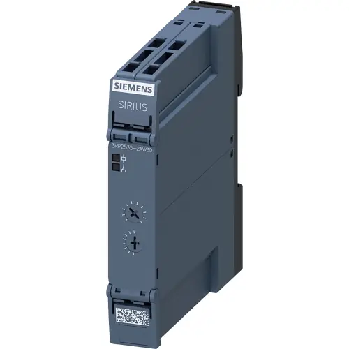 Geprüft Zeitrelais, 0,05 s bis 100 h, ausschaltverzögert, 1 Wechsler, 12-240 V AC/DC, 3 A/250 VAC, 3RP2535-2AW30