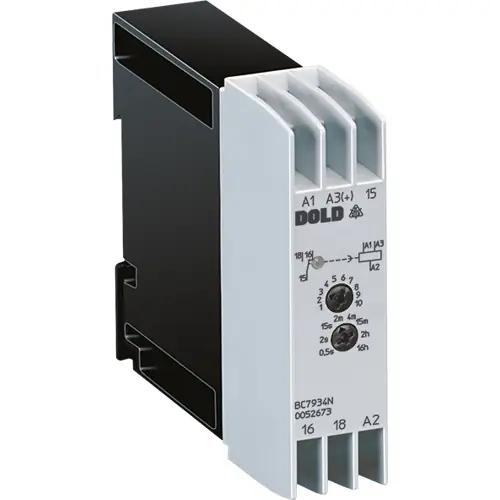 Neu Im Sortiment Zeitrelais, 0,05 s bis 16 h, einschaltverzögert, 1 Wechsler, 24 V AC/DC, 0052673