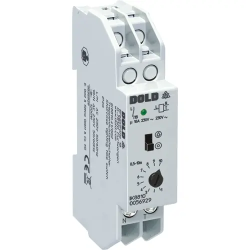 Treppenlichtzeitschalter, 0,5 bis 10 min, ausschaltverzögert, 1 Schließer, 230 VAC, 0056929 Neue Kollektion