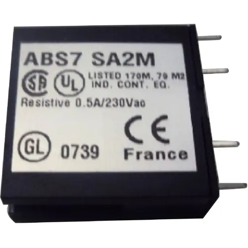 Halbleiterrelais, 24 VDC, 24-240 VAC, 0.5 A, Leiterplattenmontage, ABS7SA2M Solange Der Vorrat Reicht