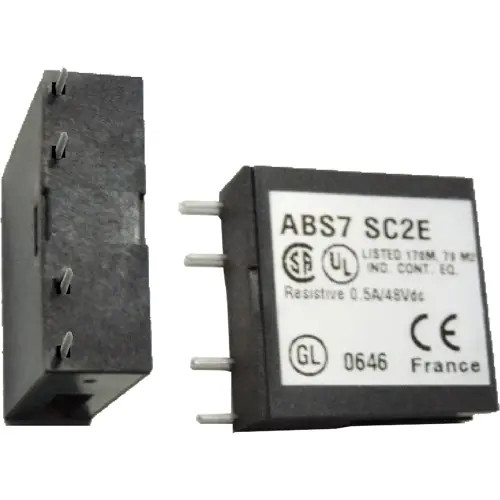 Begrenztes Angebot Halbleiterrelais, 24 VDC, 5-48 VDC, 0.5 A, Leiterplattenmontage, ABS7SC2E