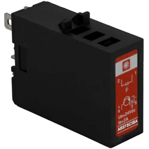 Halbleiterrelais, 24 VDC, 24 VDC, 2 A, Steckanschluss, ABS7SC3BA Schneller Versand
